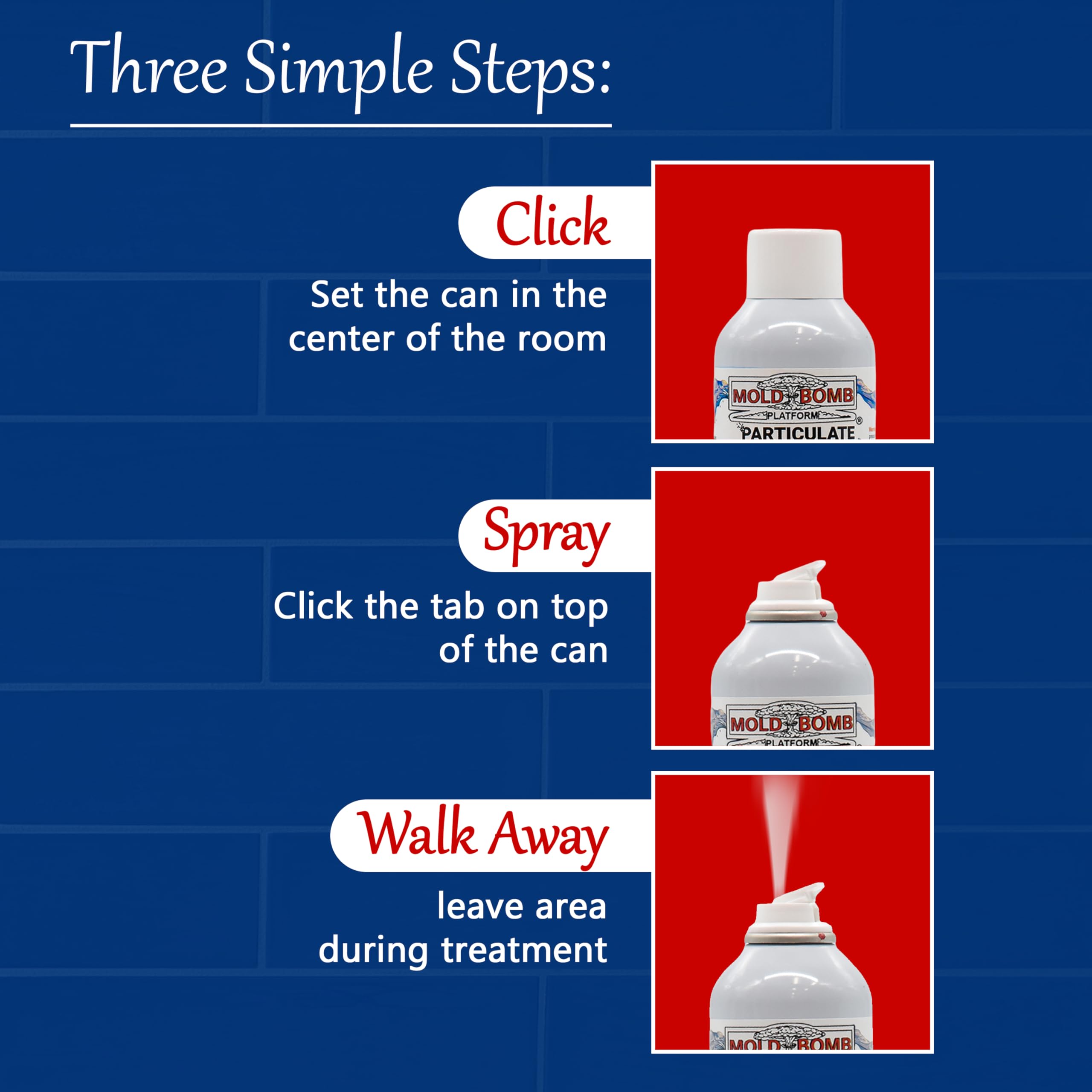 MOLD BOMB Fogger used in enclosed spaces such as HVAC
