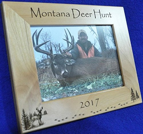 Deer hunting memories frame with custom engraving