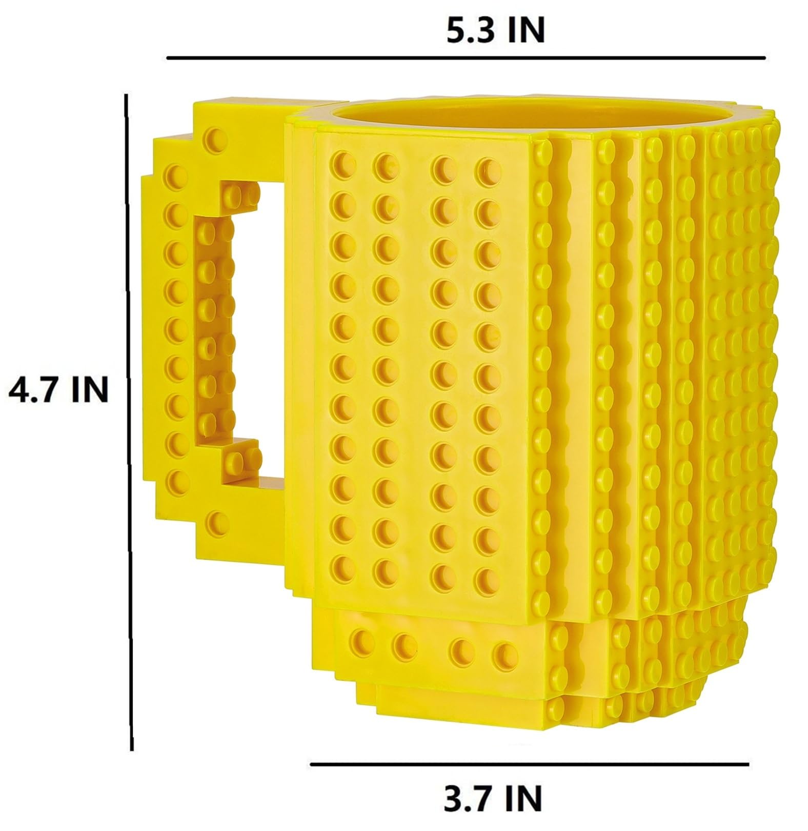 Novelty brick mug from DEEXITO suitable for kids and adults