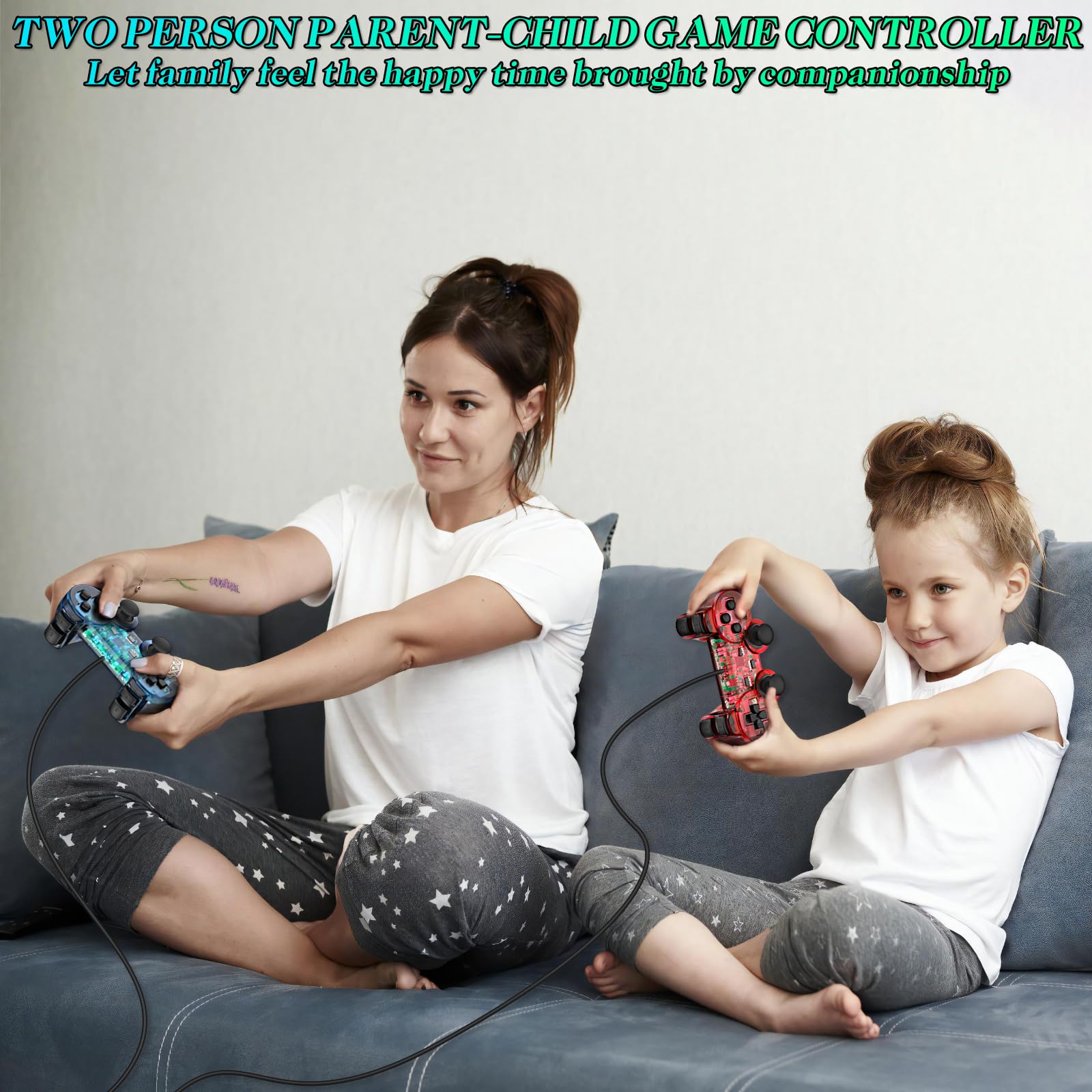 Degulan PS-2 wired controller with 5.6 ft cable detail