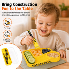 BPA-free plastic toddler utensils for ages 1 to 7