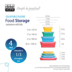350 ml collapsible silicone container
