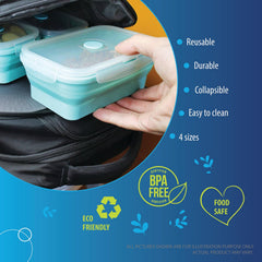 500 ml collapsible silicone container
