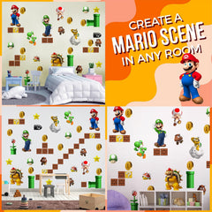 Peel and stick wall decals for nursery or playroom