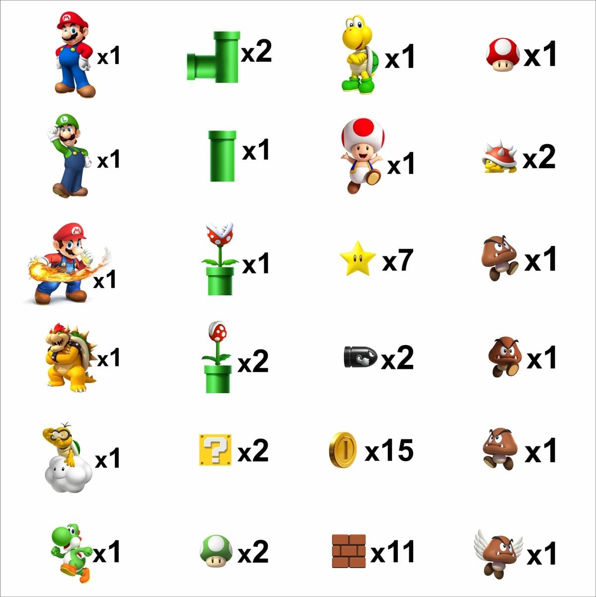Mario themed room decor for boys and girls