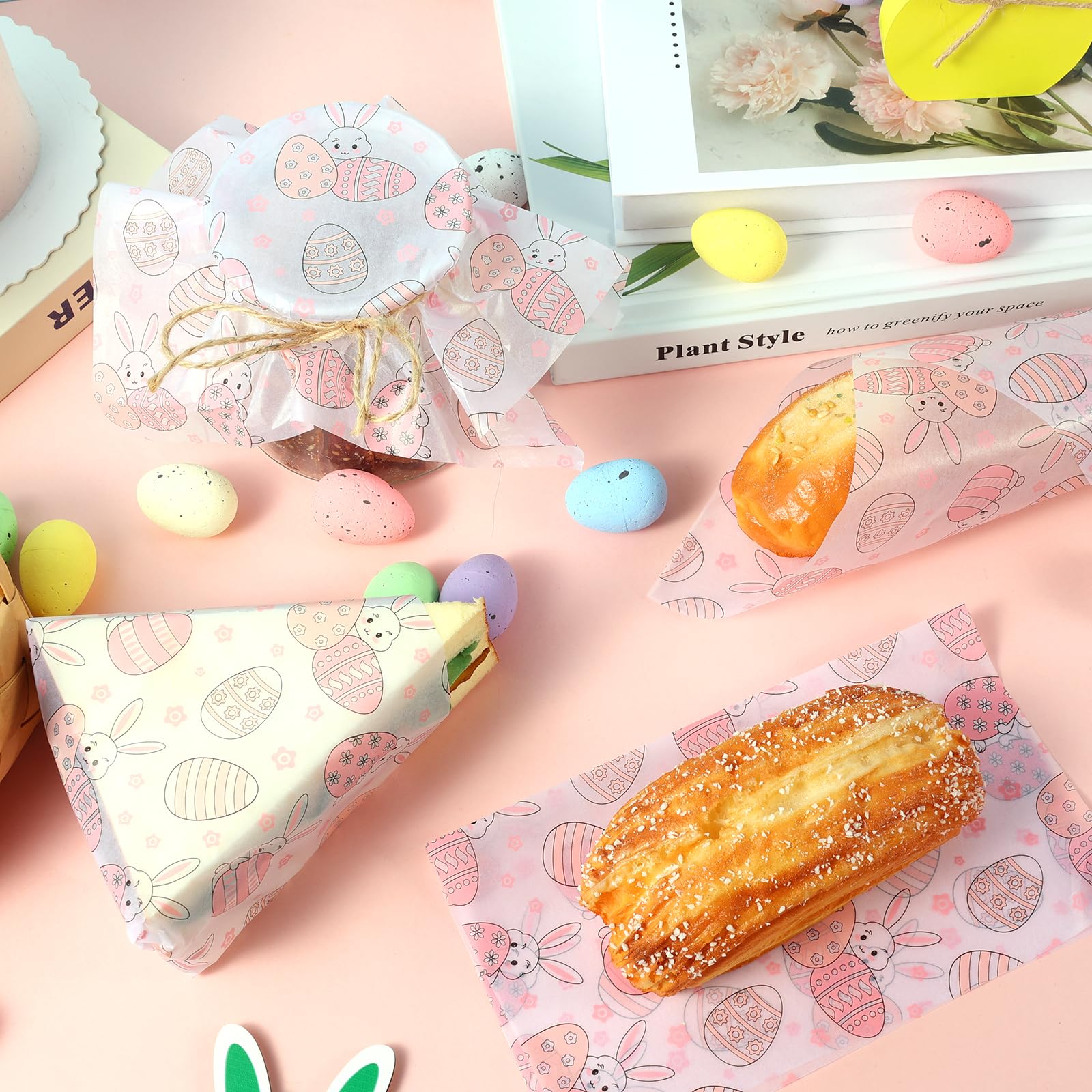 Greaseproof paper for wrapping fried foods