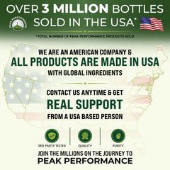 Organic greens with 25 greens and fruits illustration