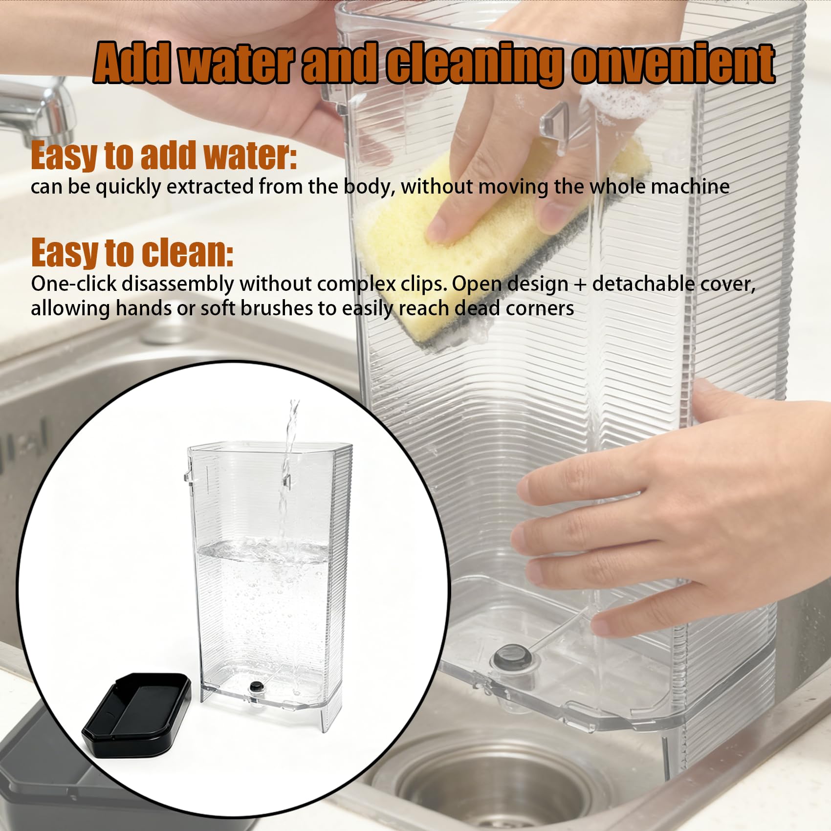 ENV135R water tank reservoir for capsule machine image