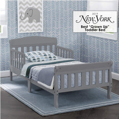 Delta Children Canton Toddler Bed Grey fits full size crib mattress