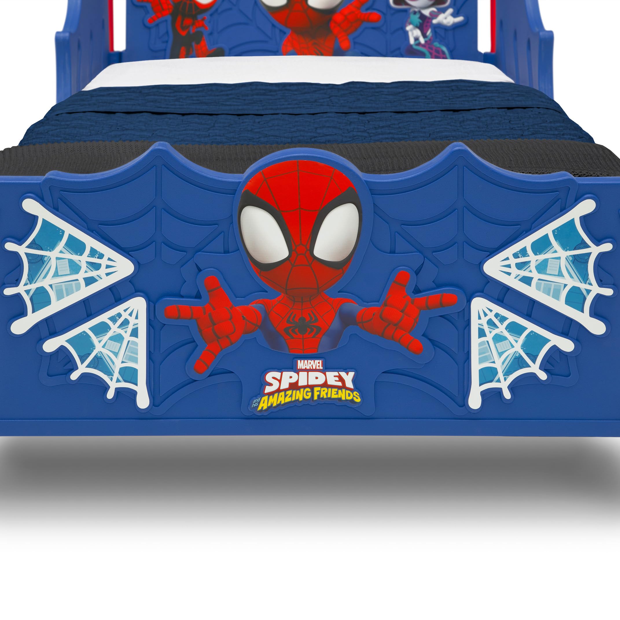 Fits standard crib toddler mattress sold separately