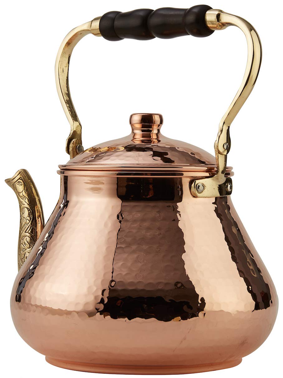 Hammered copper teapot DEMMEX 3 Quarts