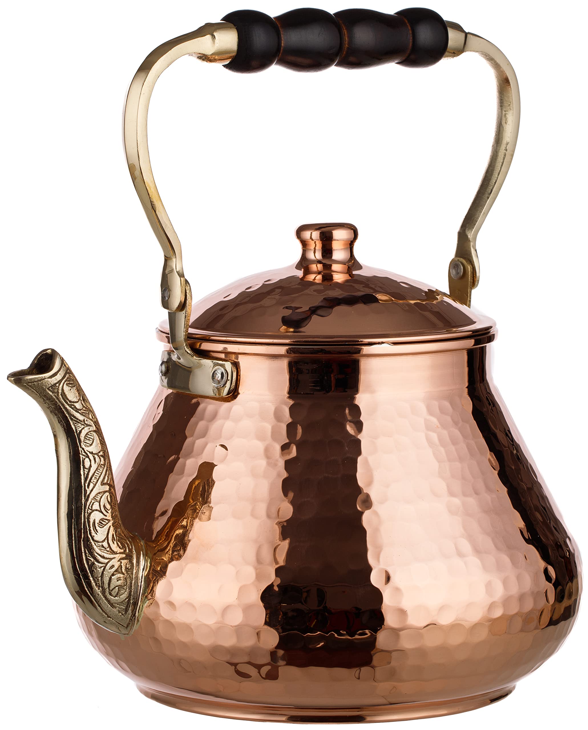 DEMMEX copper teapot for hot beverages and tea
