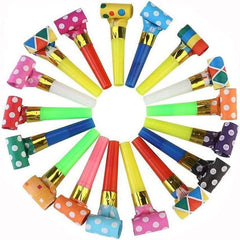 DEMOCRATIDO 25 PCS party blower blowouts assorted colors