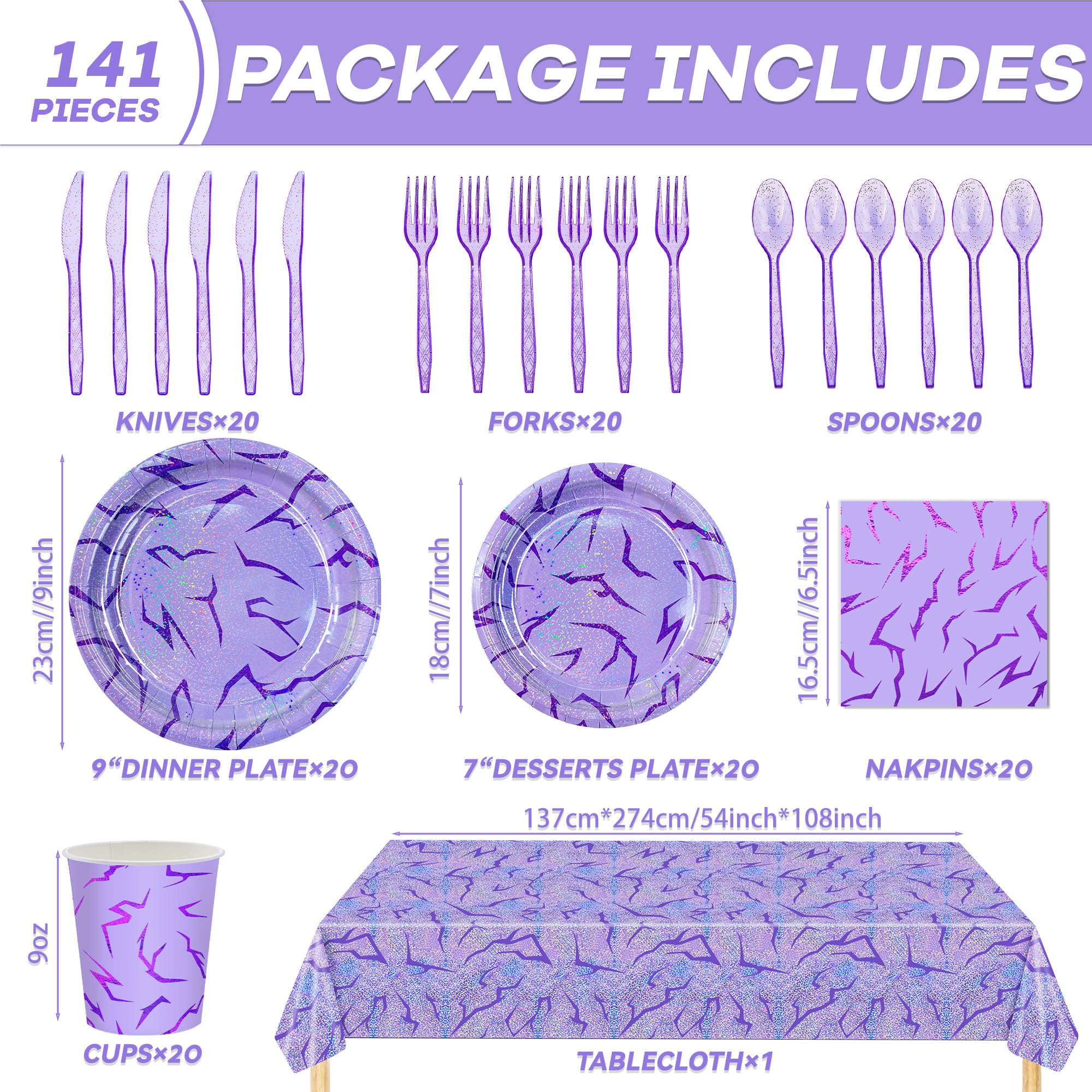 Demon Hunter Birthday Tableware cups 20 pack