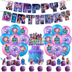Demon Hunters Birthday Decorations Set banner