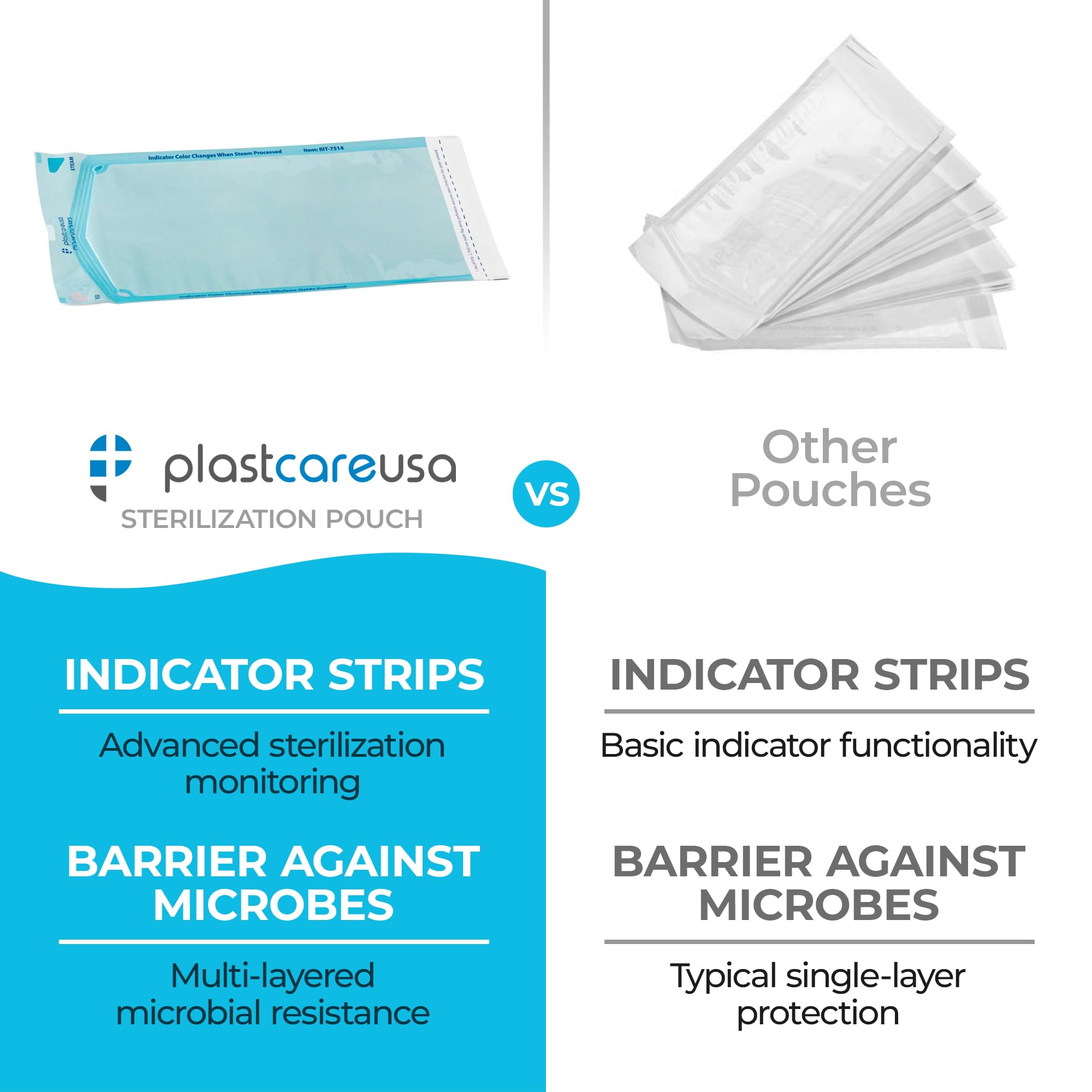 7.5 by 13 inch sterilization bag for dental tools