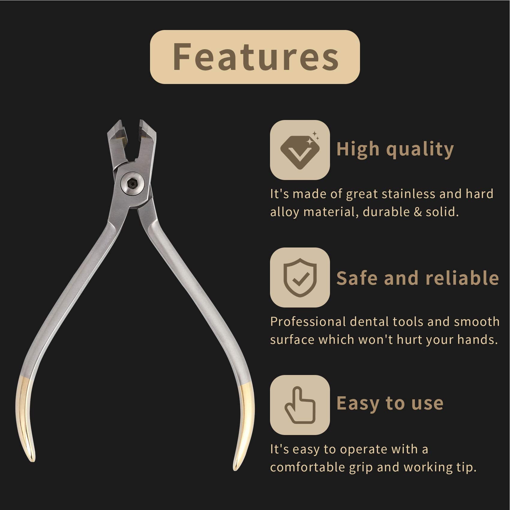 Dental surgical instrument distal end cutter packaging