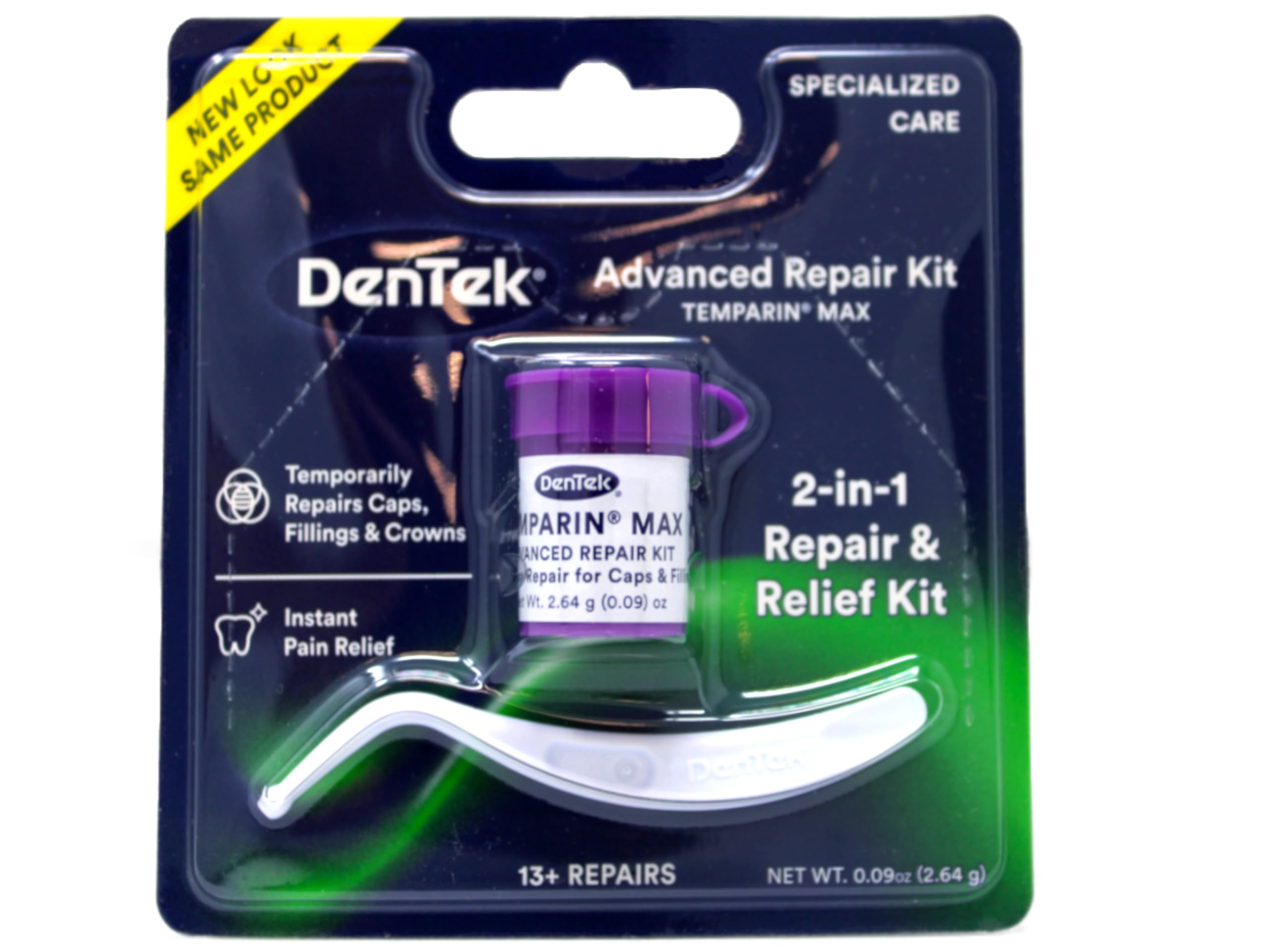 DenTek Temparin One Step lost filling repair kit packaging