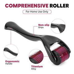 Derma roller with sturdy titanium 0.25mm needle