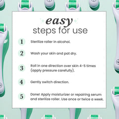 Derma Roller microneedling tool for face by Sdara Skincare