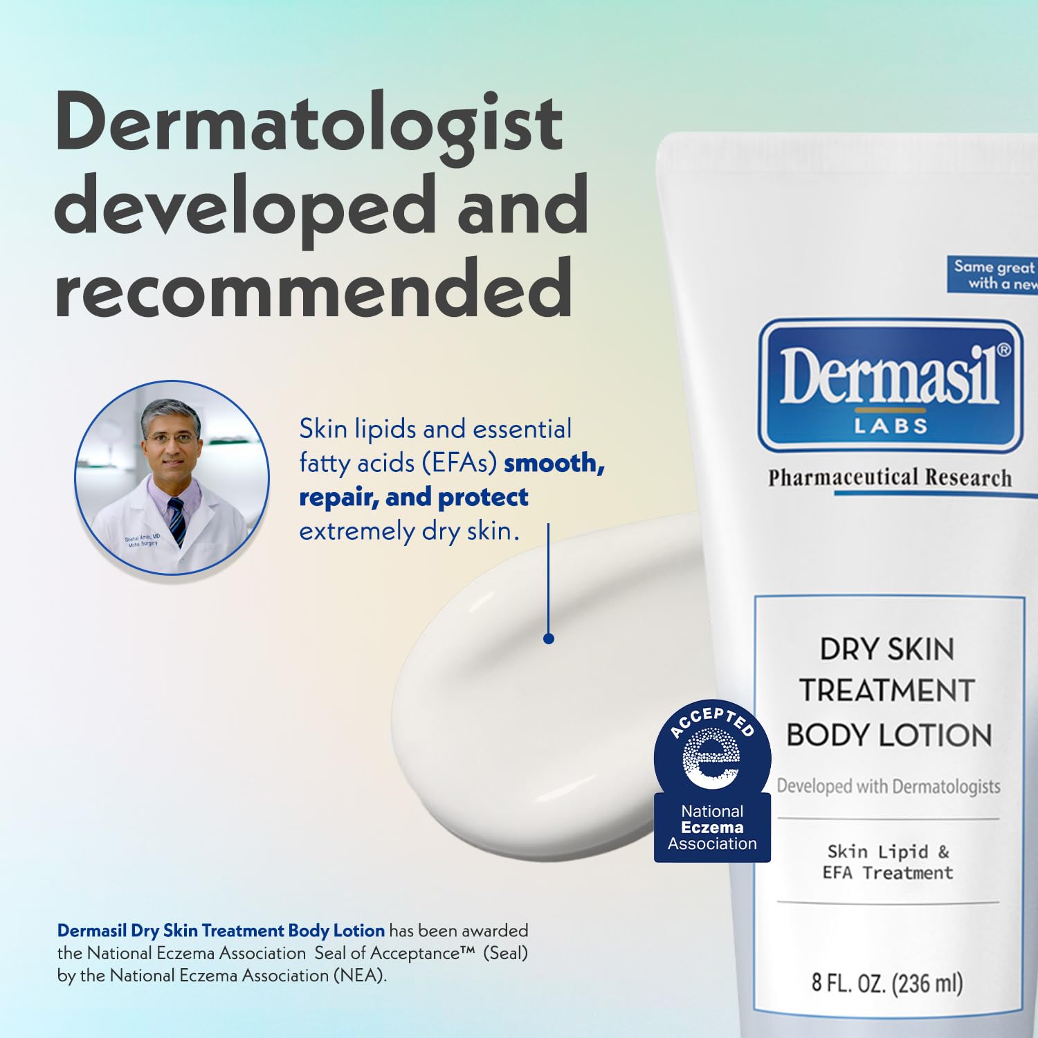 Dermasil Dry Skin Treatment NEA Seal of Acceptance image