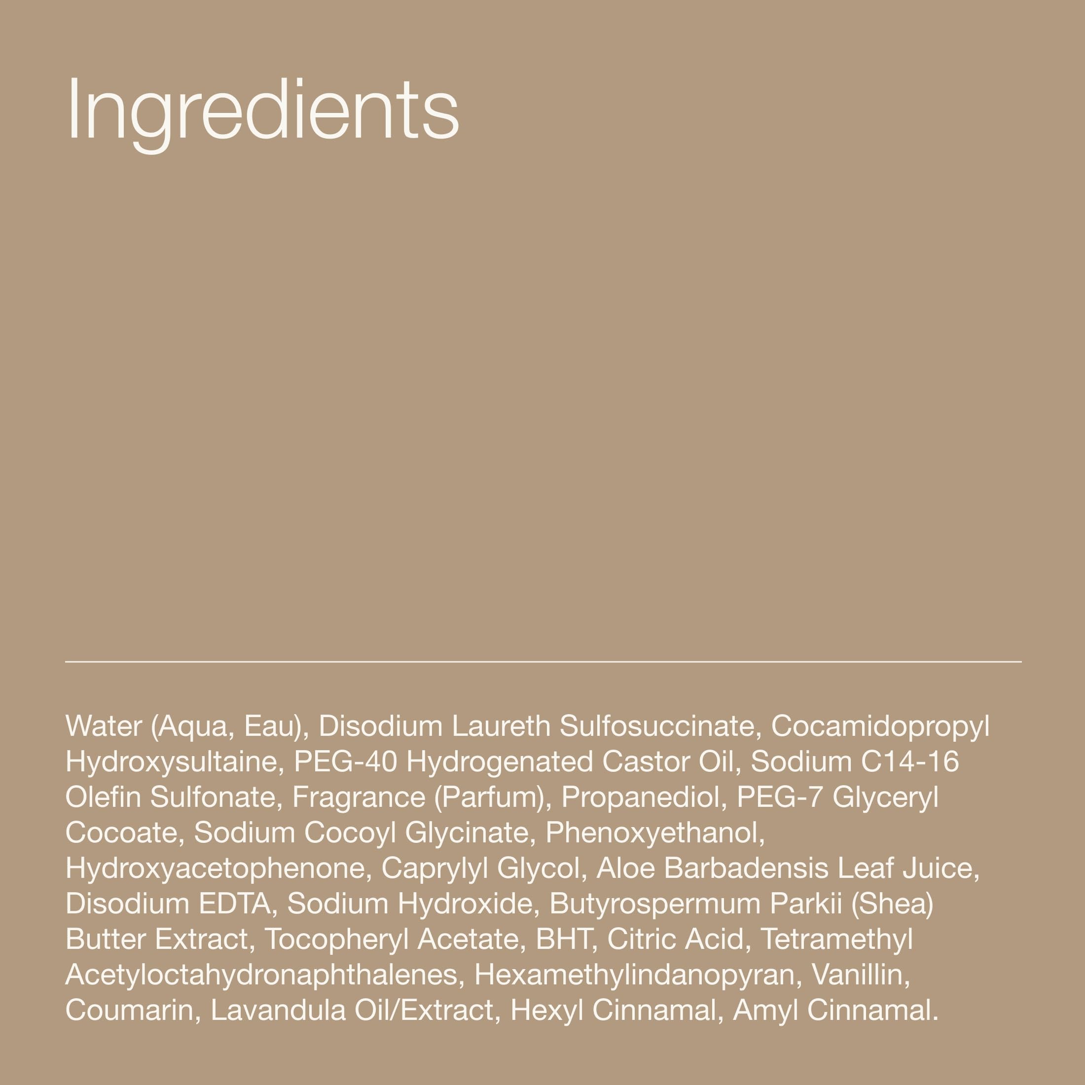 Dermatologist approved vegan hand soap label