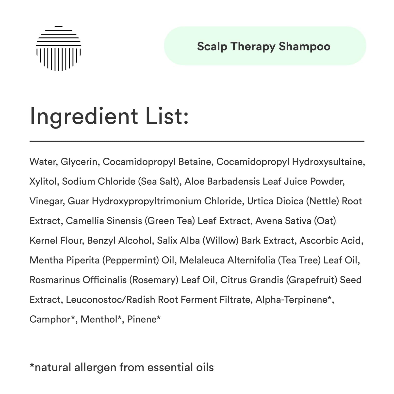 Dermazen scalp therapy shampoo for sensitive scalp packaging