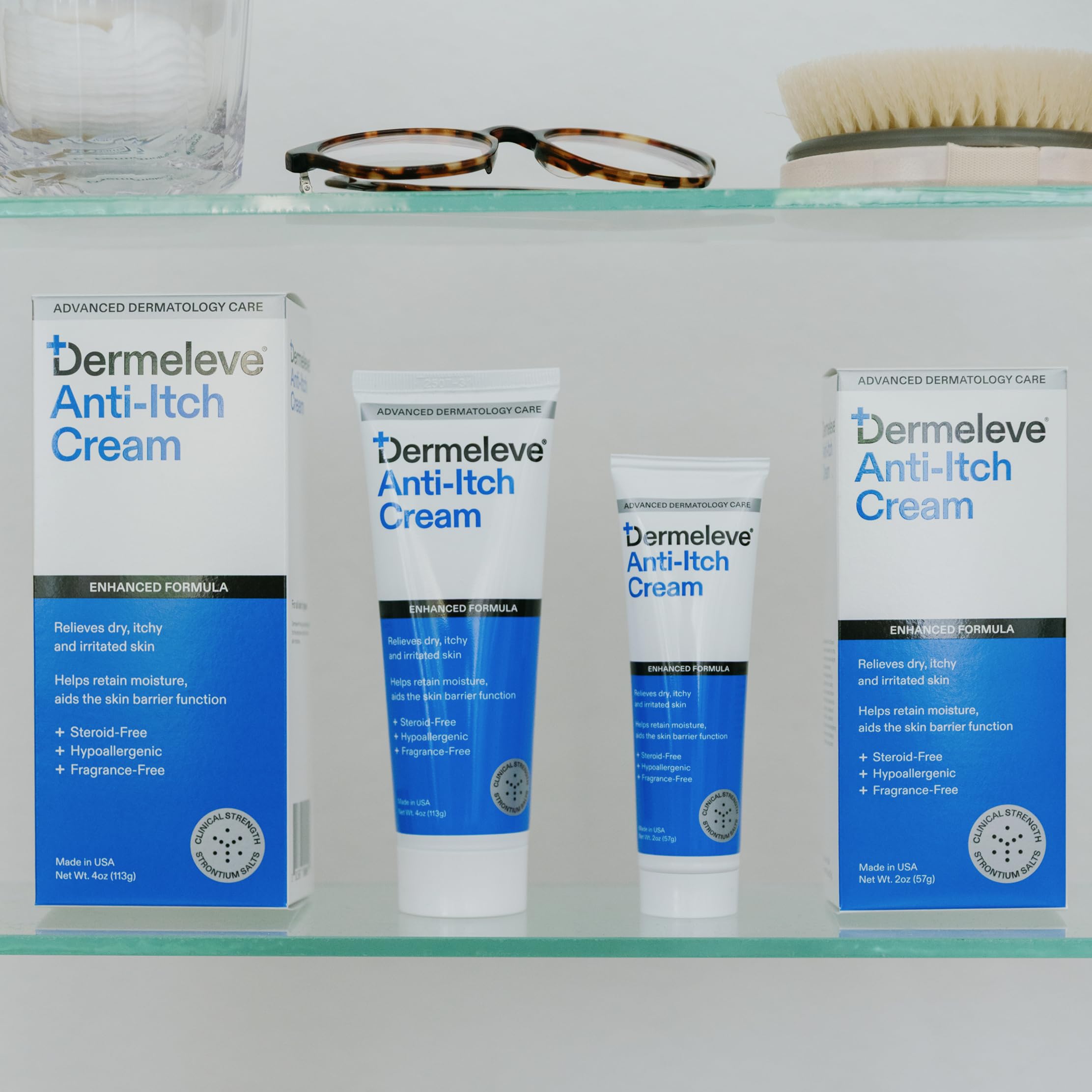 Dermeleve dermatologist anti itch cream 2oz 1ct