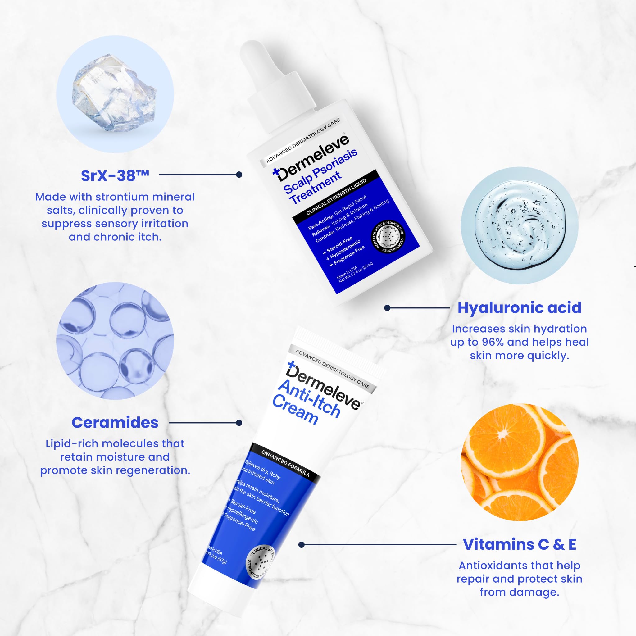 Dermeleve steroid free anti itch cream 1ct