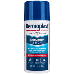 Dermoplast Pain Burn Itch Relief Spray 2.75 oz packaging
