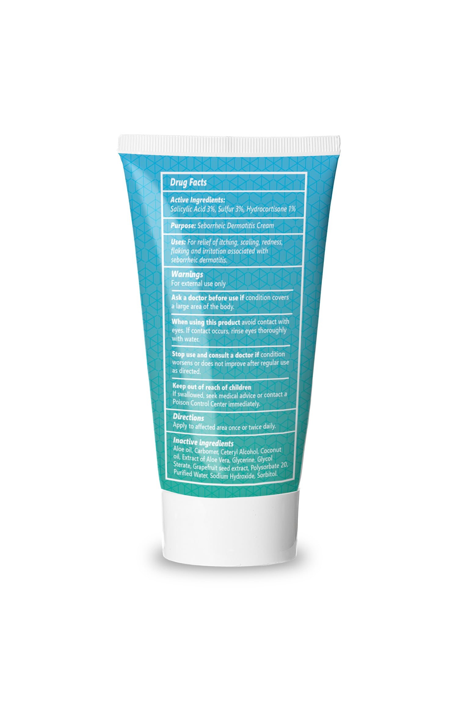 Cream for itchy skin and eczema applied to clean skin close up