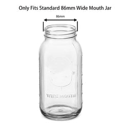 Reusable BPA free PVC free silicone seal for wide mouth jars