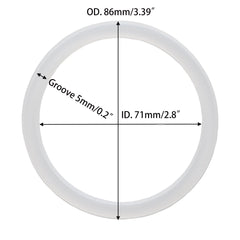 Replacement gasket for Mason Ball Kerr 86mm wide mouth jars