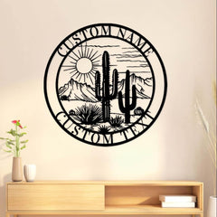 Durable metal sign for indoor and sheltered outdoor spaces