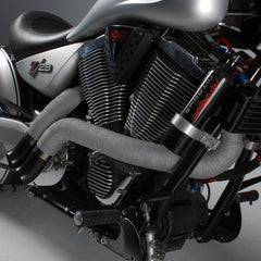 Close up of Design Engineering silicone coating spray on metal surface
