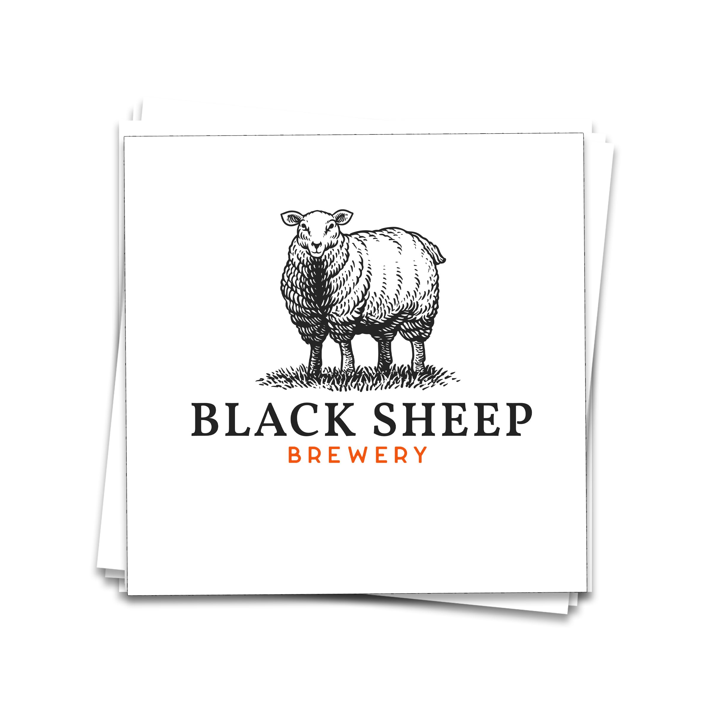 DesignThatSign napkins with logo print