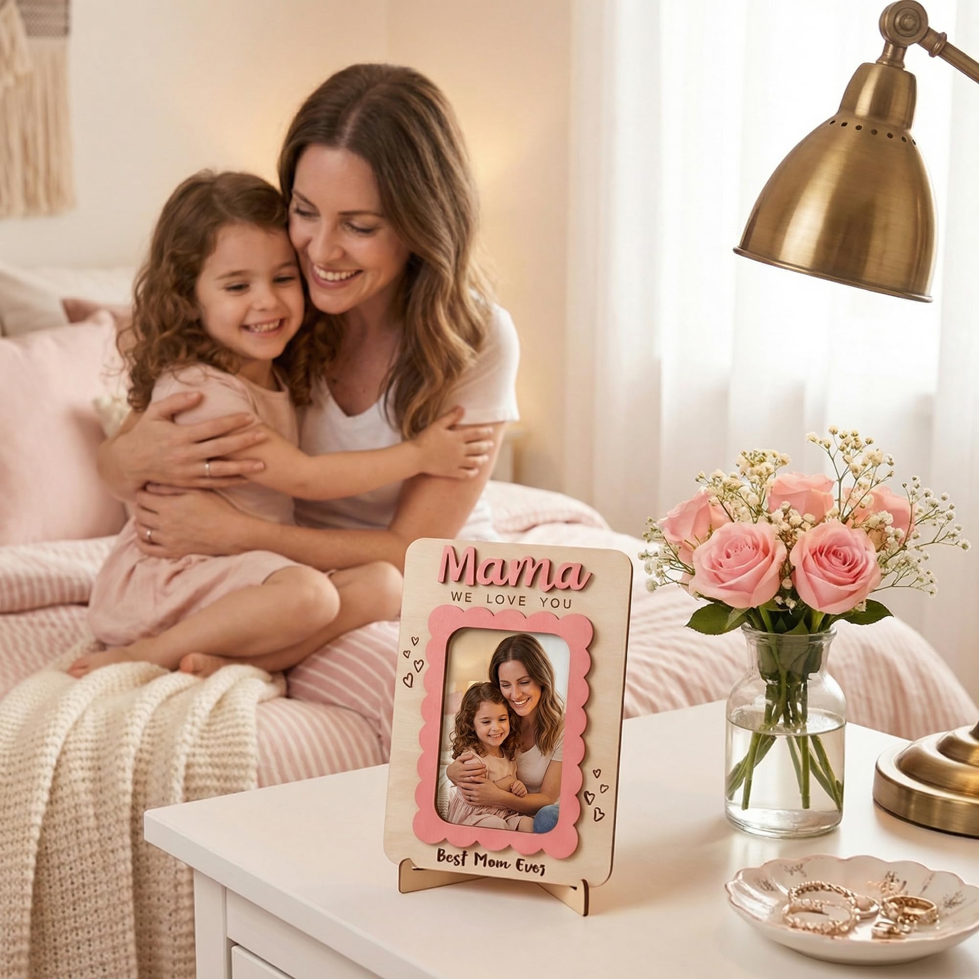 Photo frame for baby and family memories