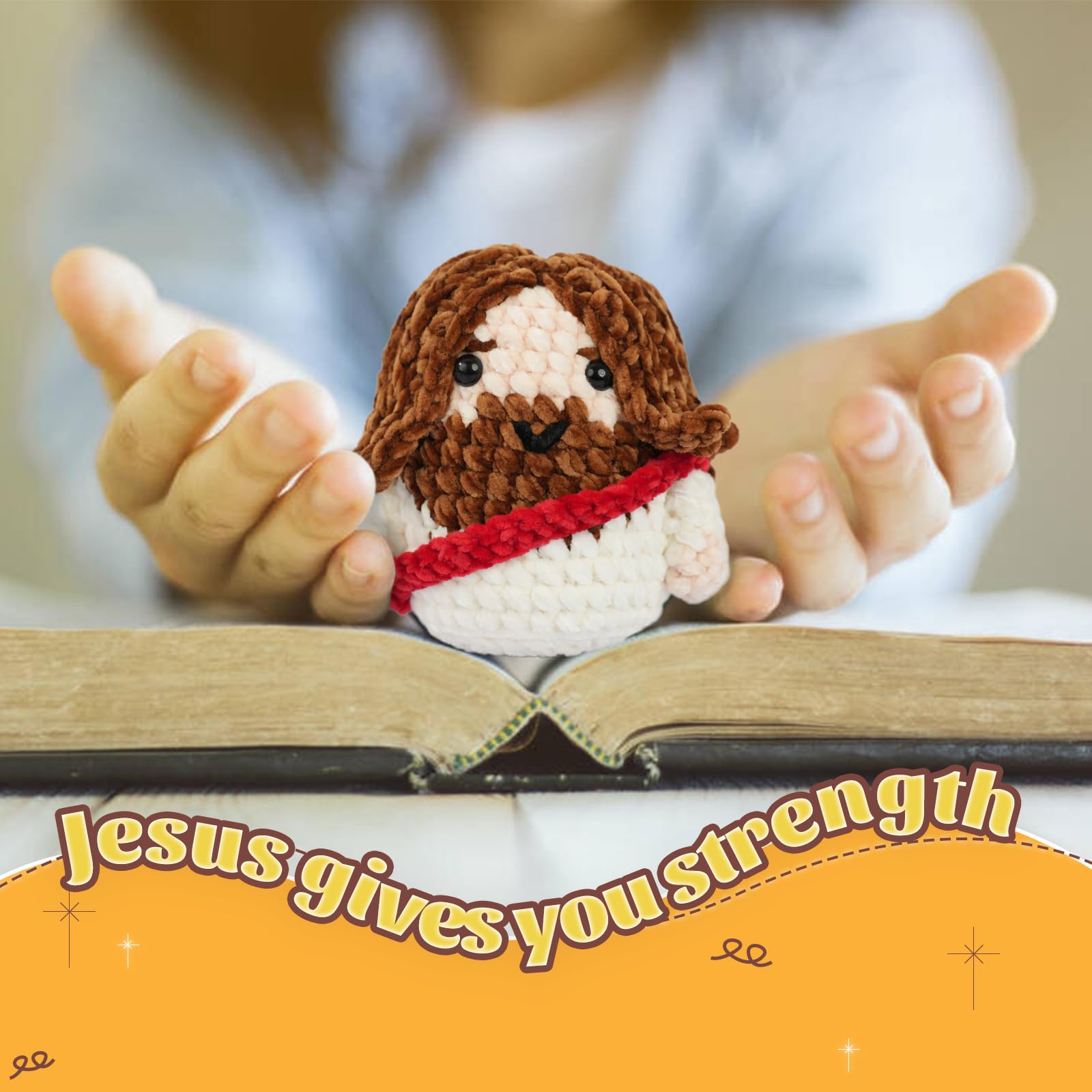 Emotional support plush doll made from high-quality cotton