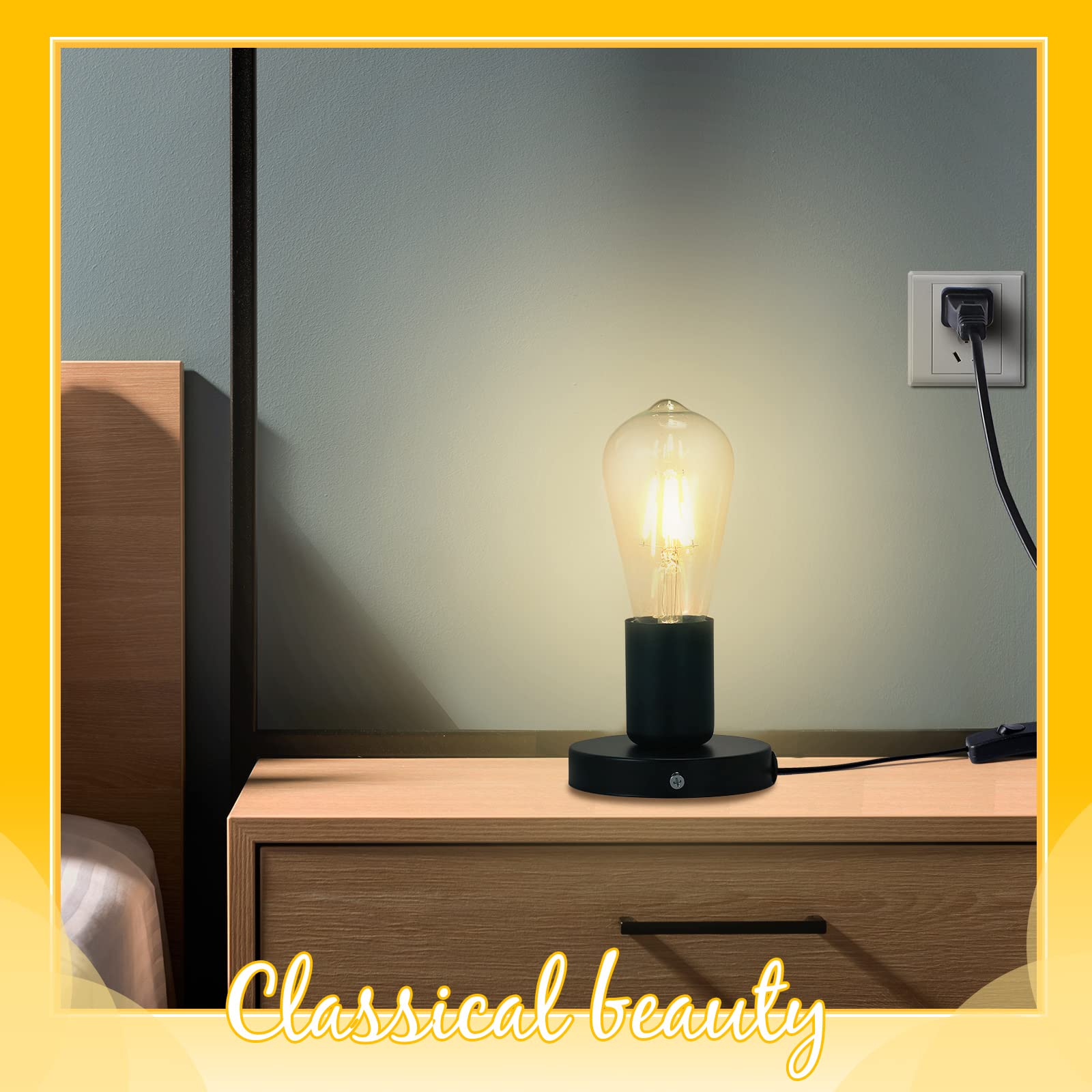 Polished aluminum desktop lamp bases for home use