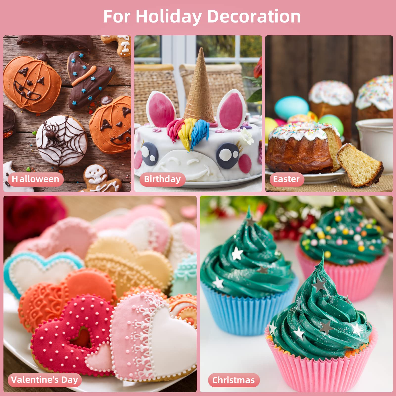 Mixable coloring dyes for fondant icing