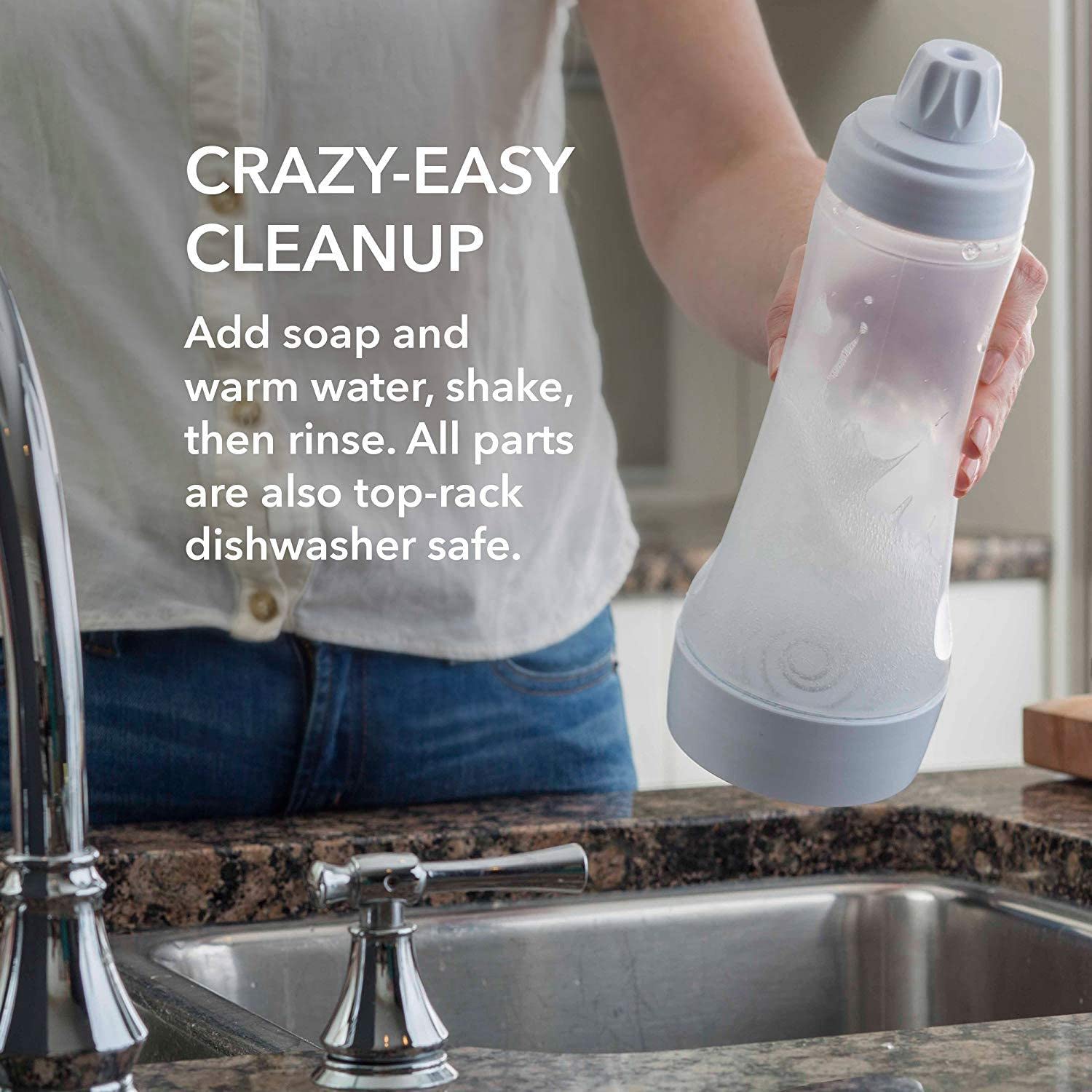 Dishwasher-safe components of batter dispenser