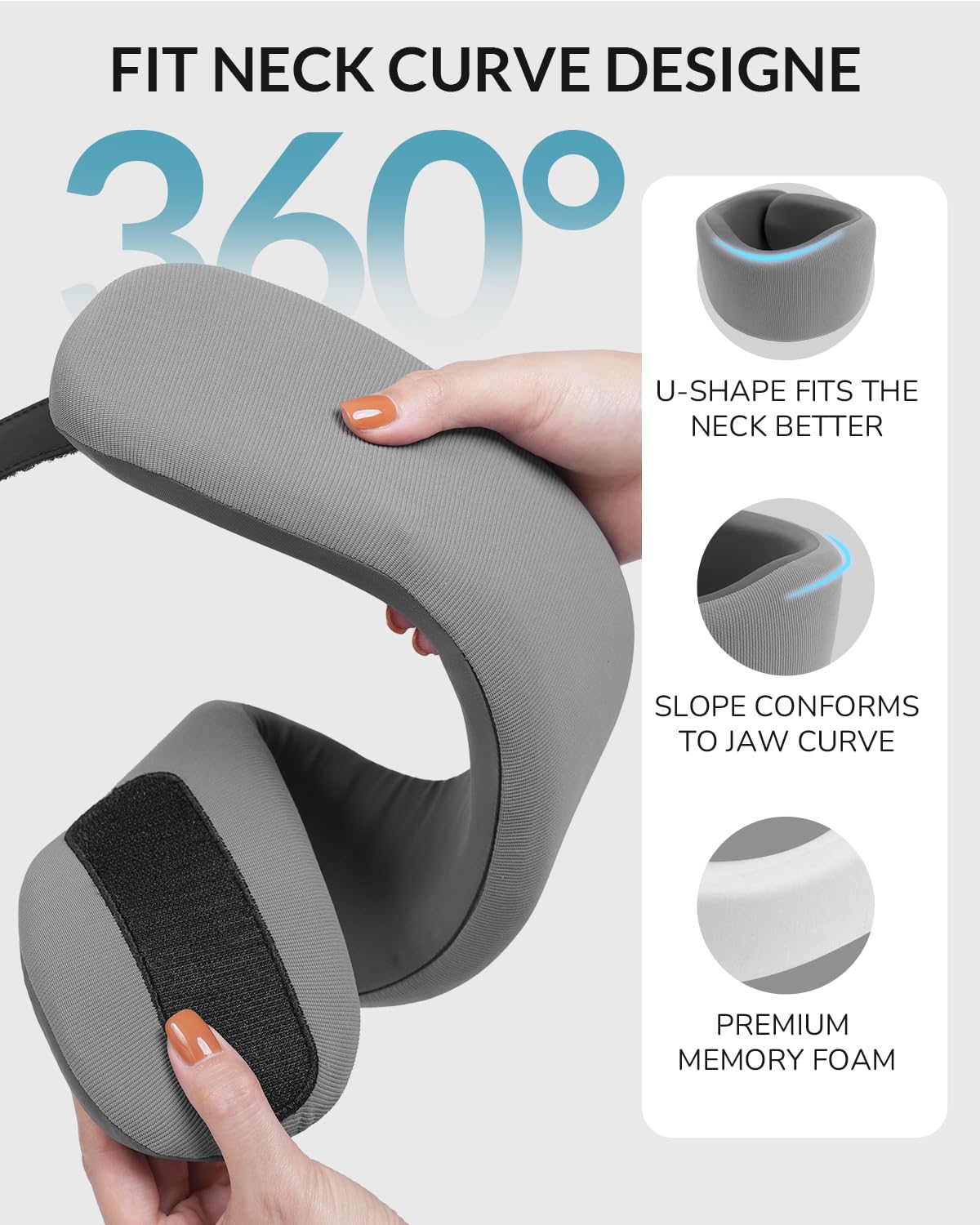 Portable storage bag included with neck brace