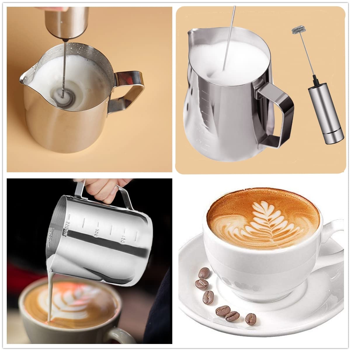 Frother used to mix frappes and shakes