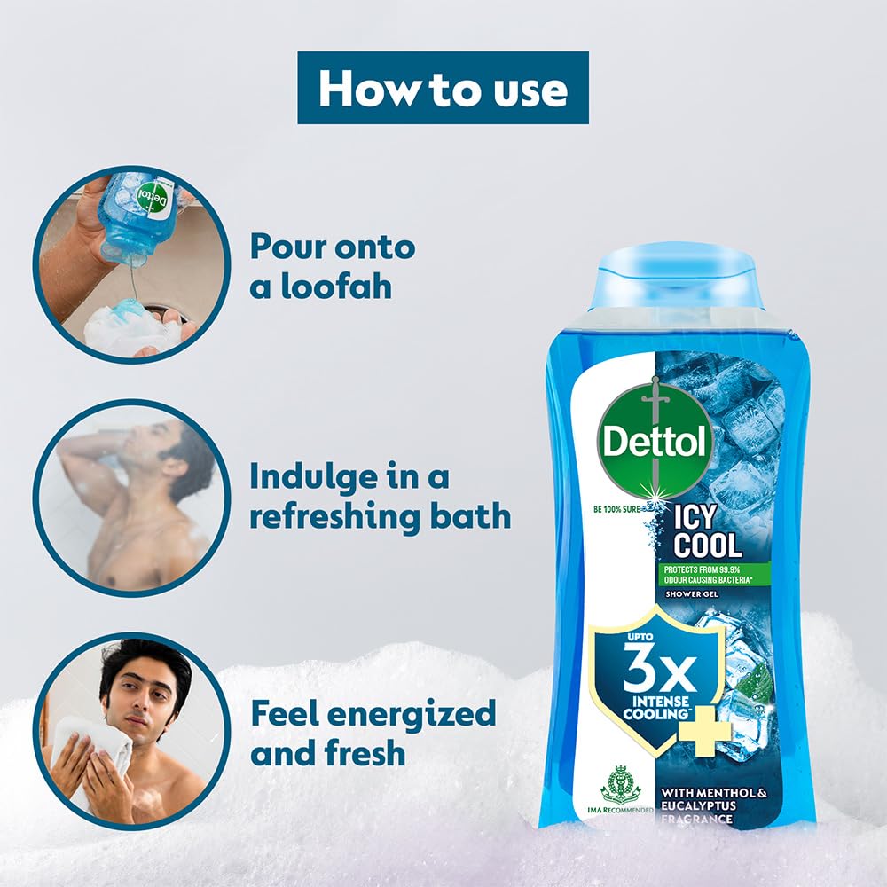 Dettol cool shower gel 250ml pack 1