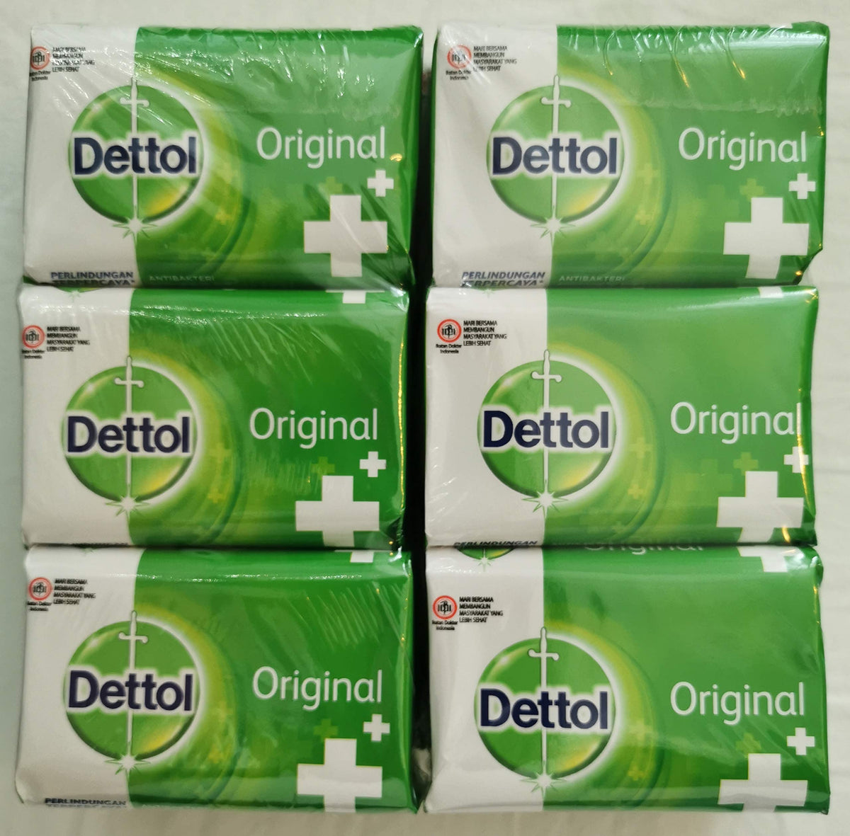 Dettol Original Antibacterial Soap 3.5 Ounce Pack of 6 bars