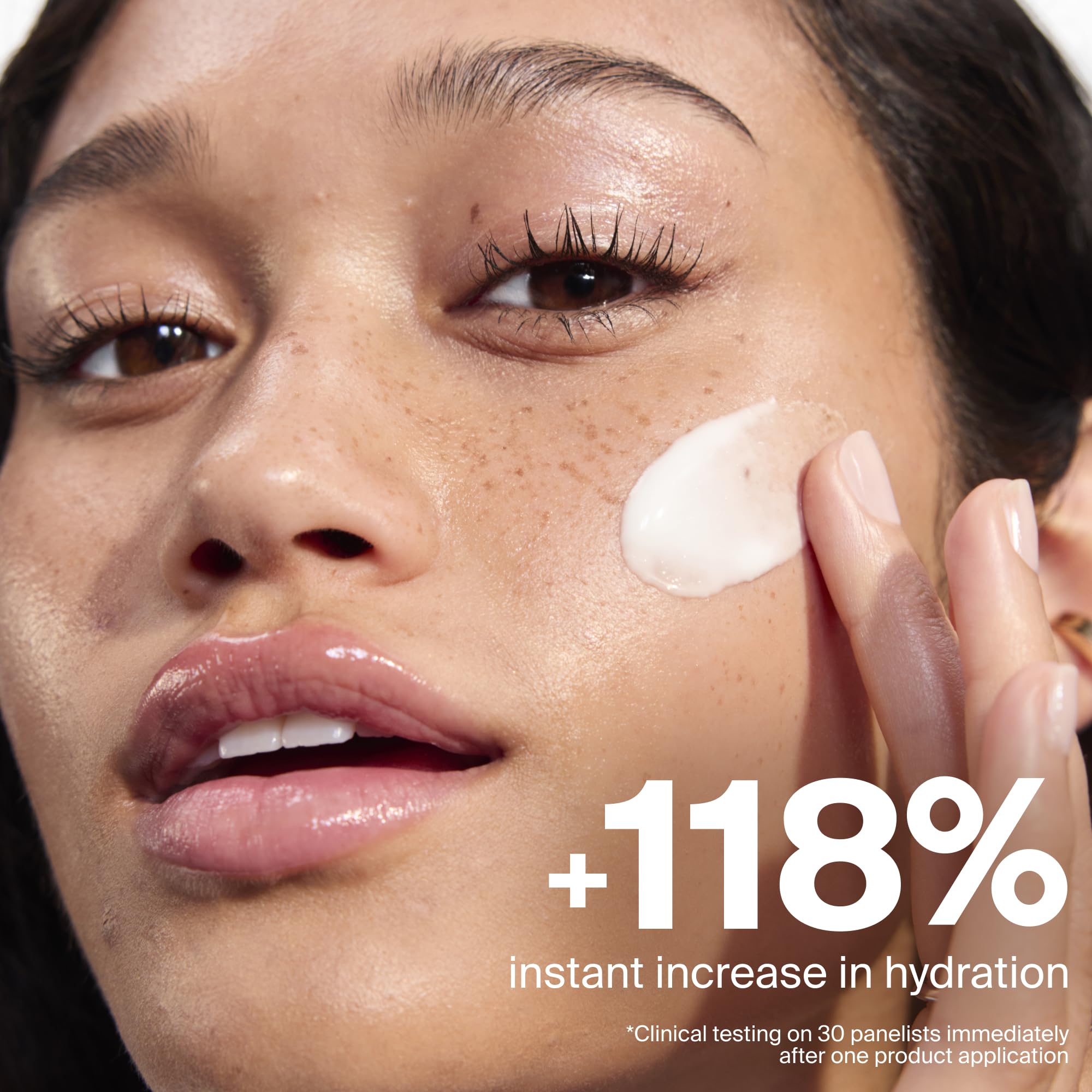 Fragrance-free Dewscreen SPF 50 makeup primer on display