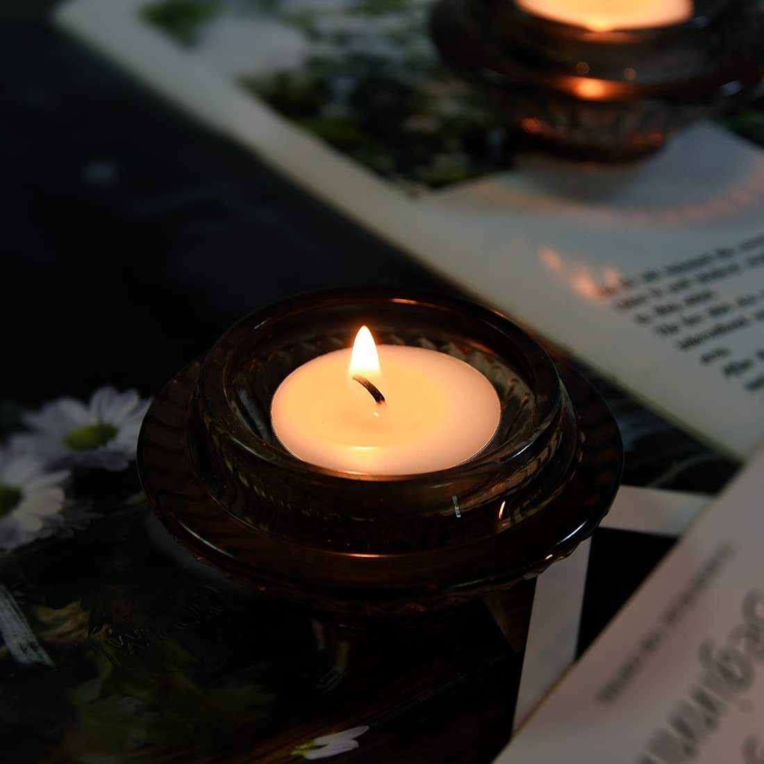 Clean burn DEYBBY soy wax tealights no soot