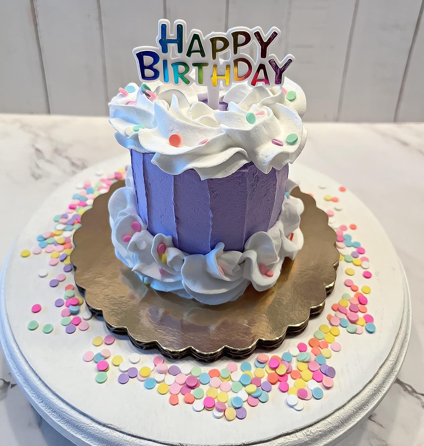Mini fake cake decorative piece for indoor decor