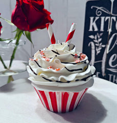 dezicakes christmas peppermint cupcake for display