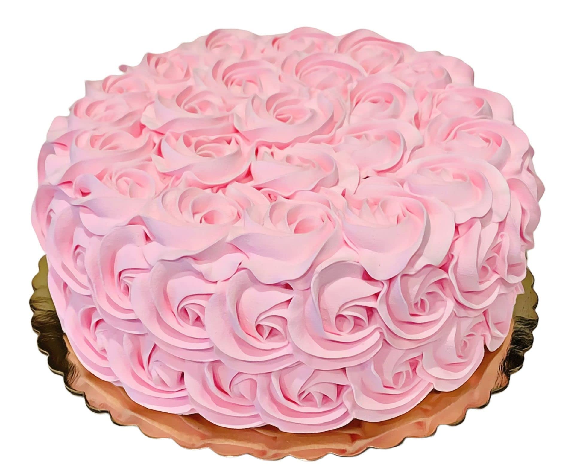 Dezicakes fake cake for home or business decor on a 10 inch cake board